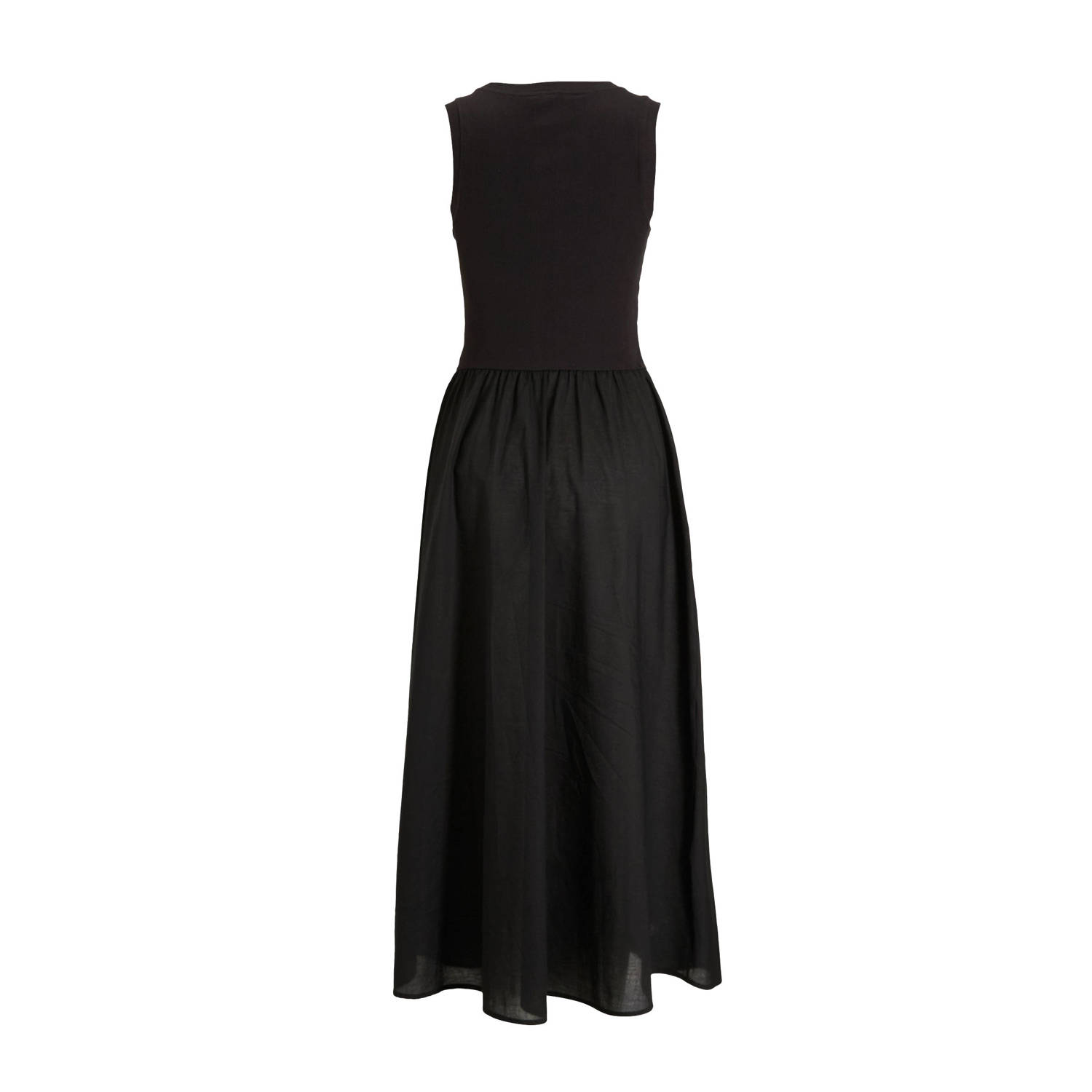Ruby maxi combi jurk zwart