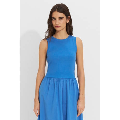 Ruby maxi combi jurk blauw afbeelding