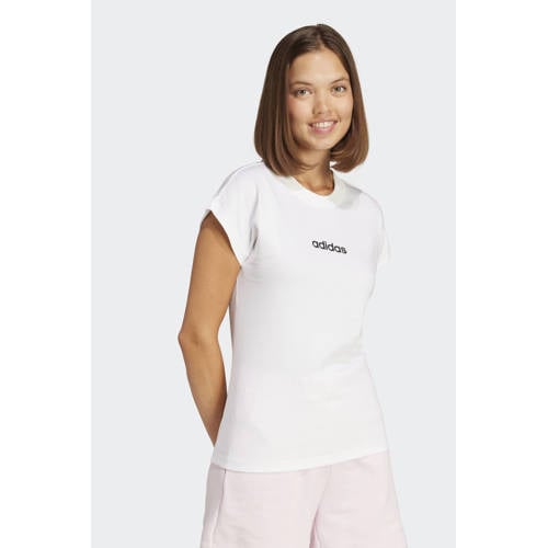 adidas Sportswear T-shirt LIN SJ wit afbeelding