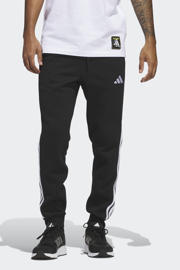 thumbnail: adidas Sportswear fleece joggingbroek 3S zwart