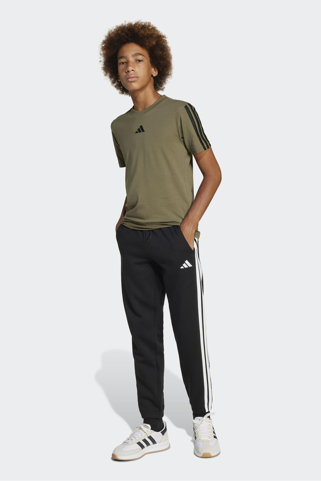 adidas Sportswear joggingbroek zwart