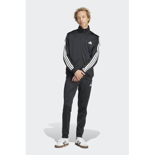 adidas Sportswear Senior trainingspak zwart/wit afbeelding