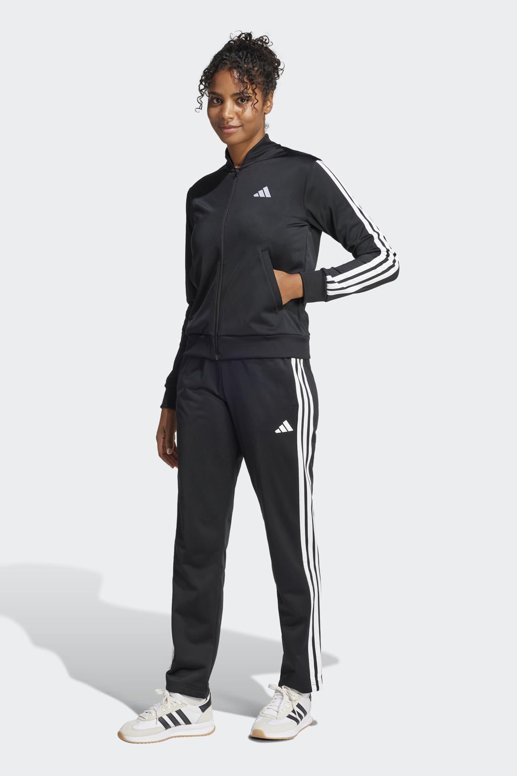 adidas Sportswear trainingspak zwart