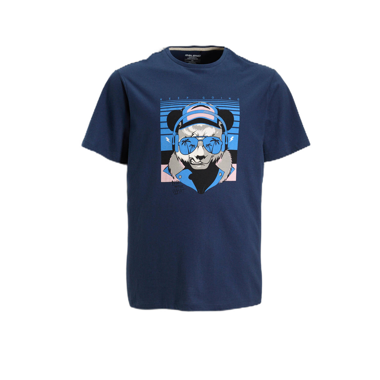 Blend Big T-shirt blauw