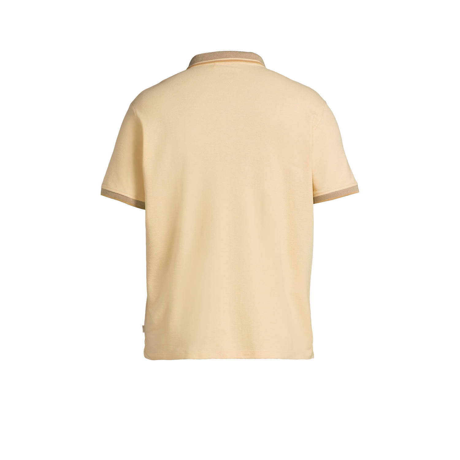 Blend Big regular fit polo lichtgeel