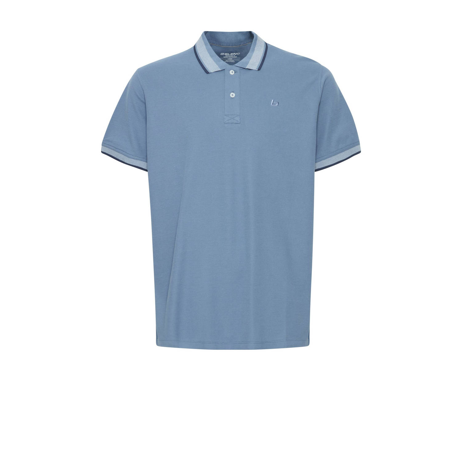 Blend Big regular fit polo blauw