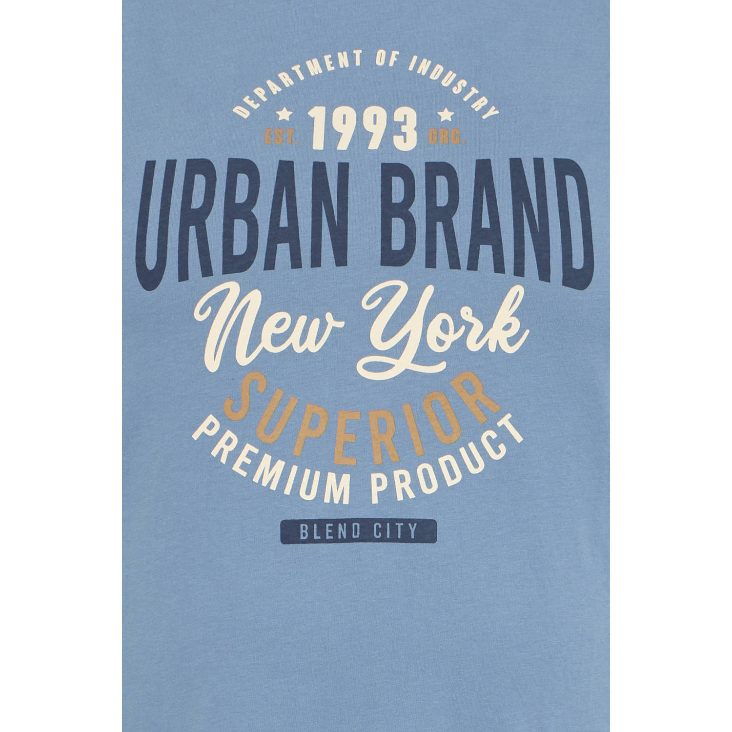 Blend Big T-shirt blauw