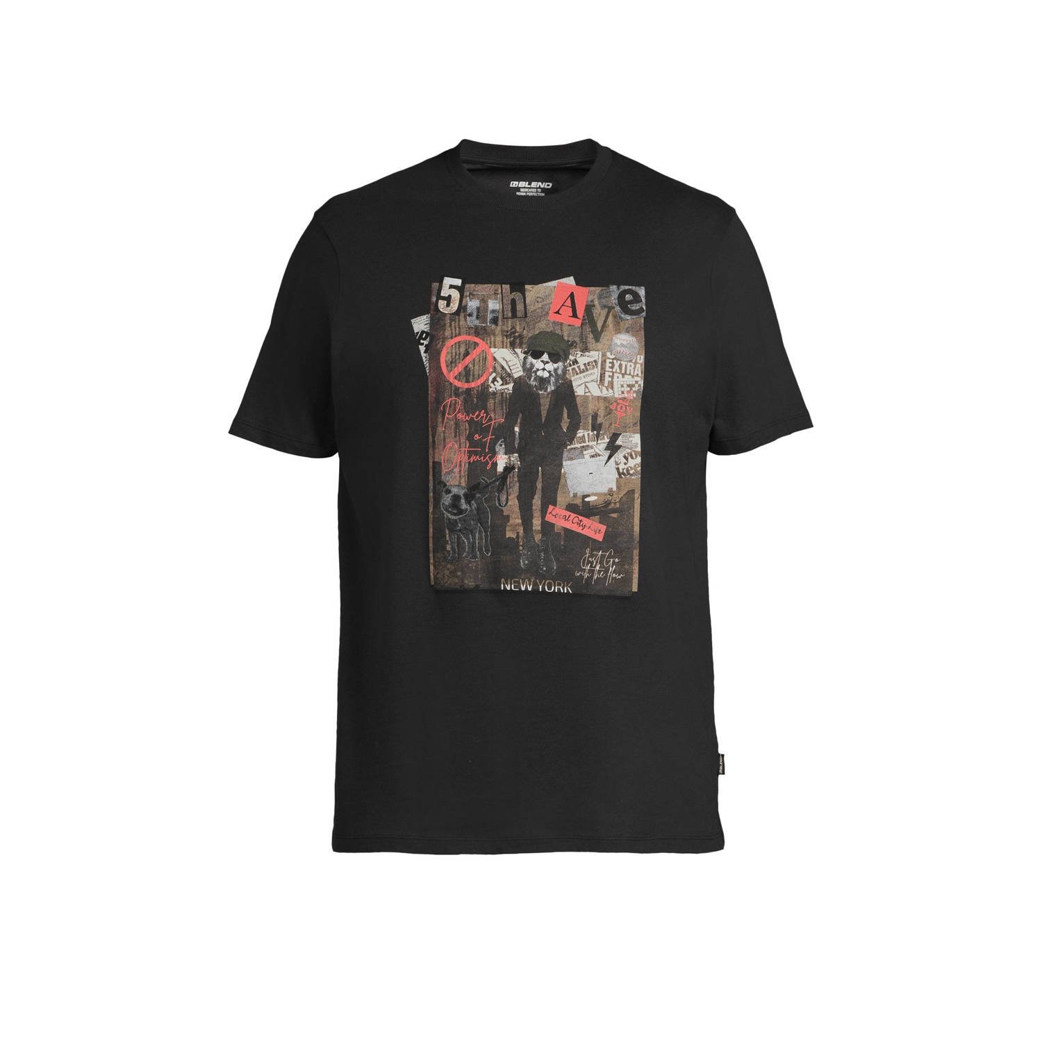 Blend Big T-shirt zwart