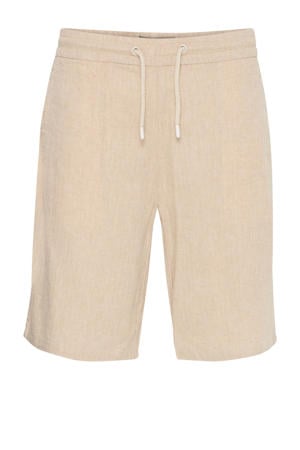 linnen regular casual short beige