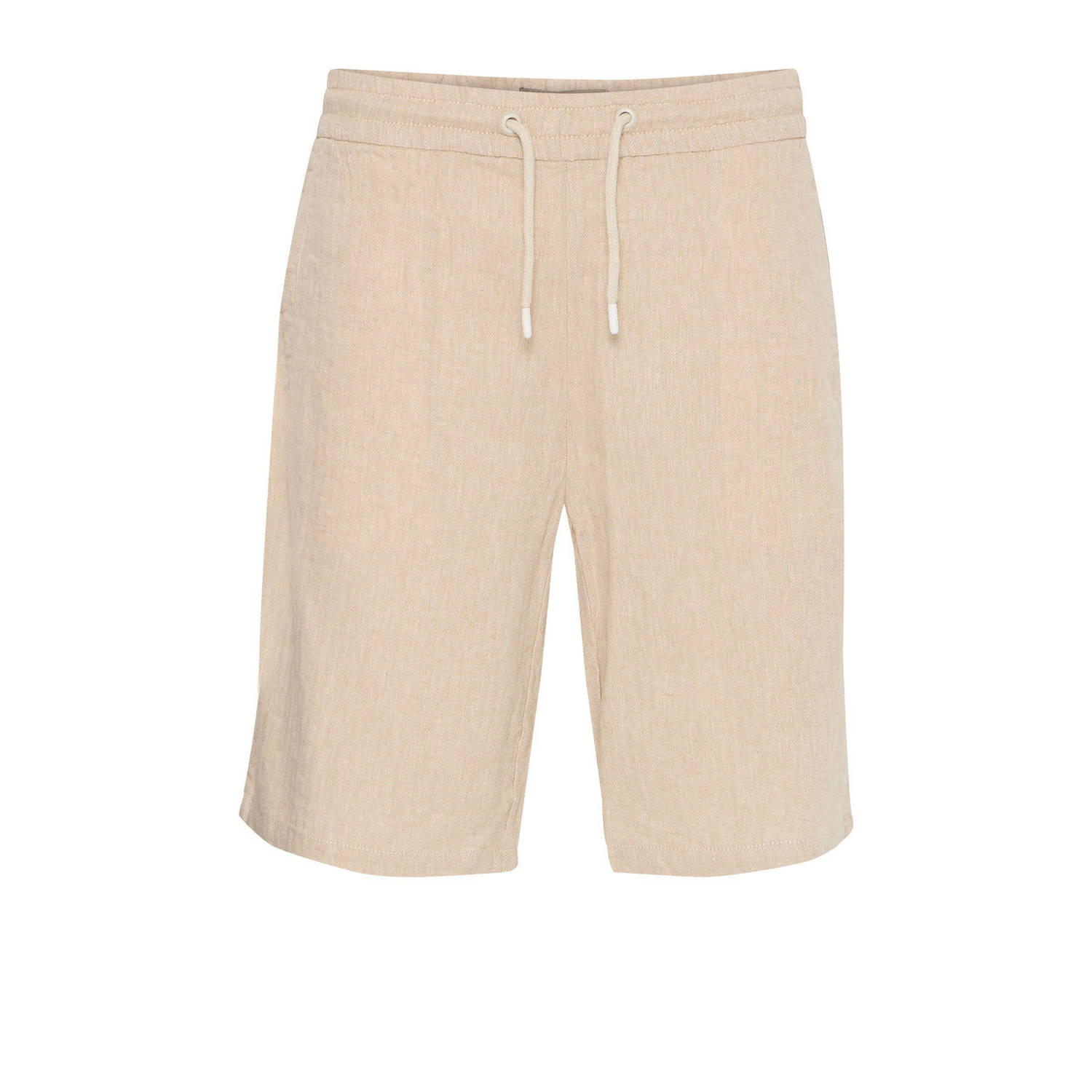 Blend Big linnen regular casual short beige