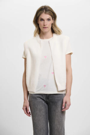 gilet ecru