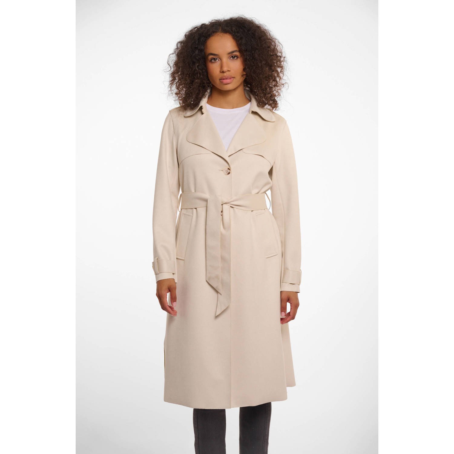 Rino&Pelle Trenchcoat Nula Beige Dames