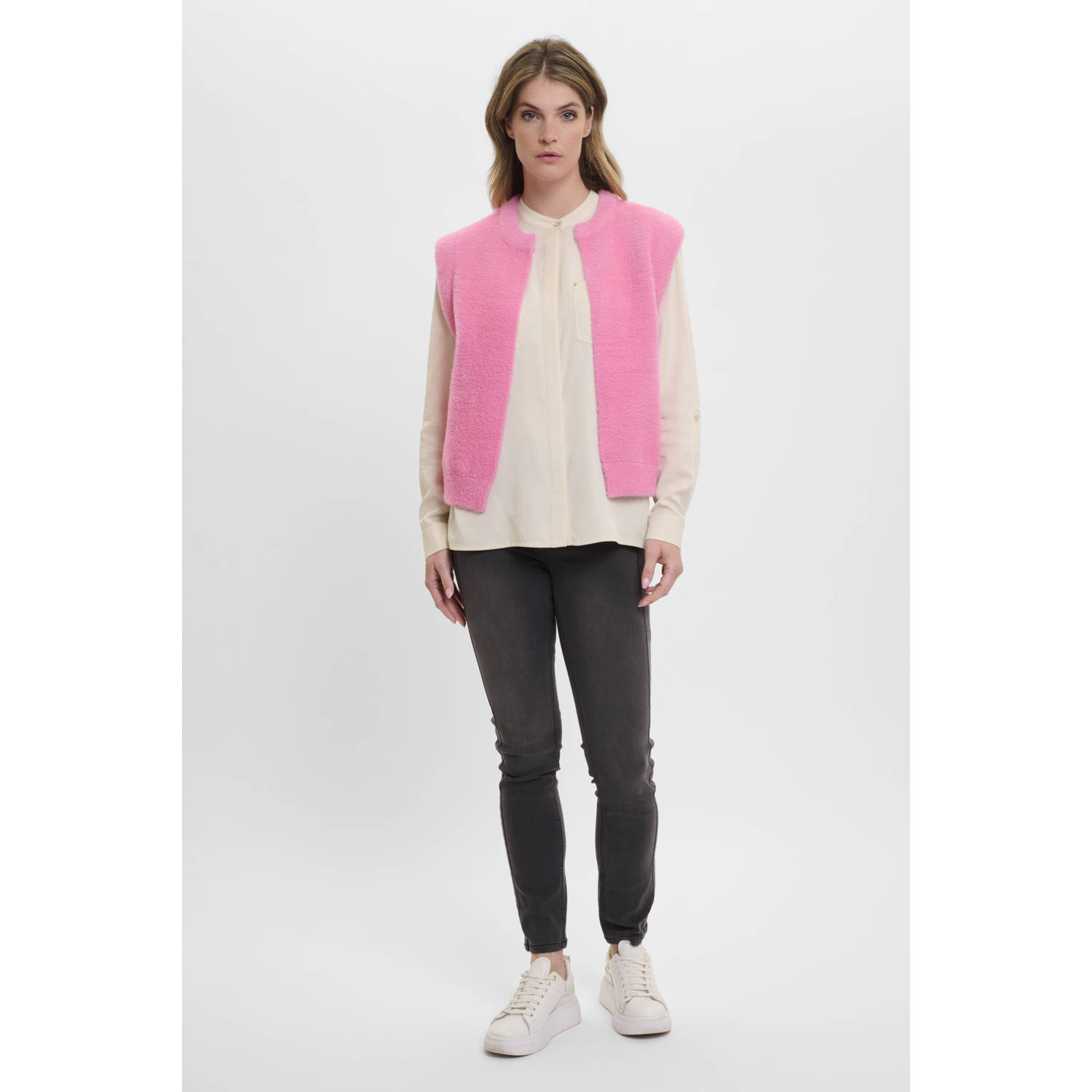 Rino & Pelle gilet roze