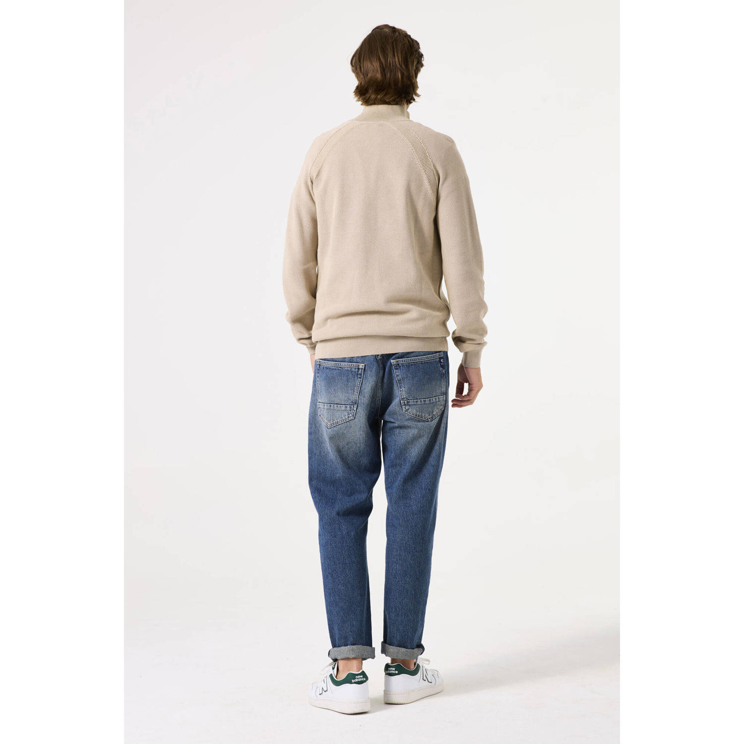 Garcia trui gebreid beige