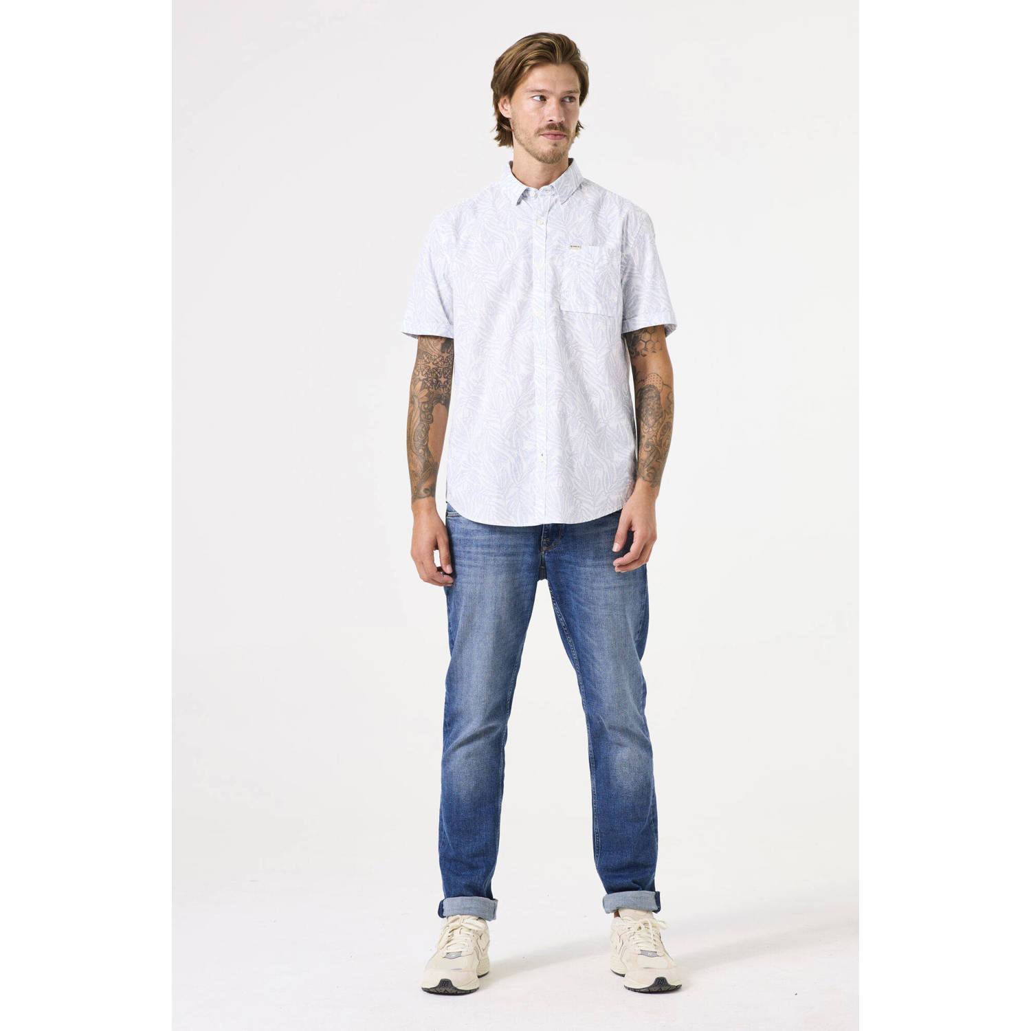 Garcia casual overhemd wit