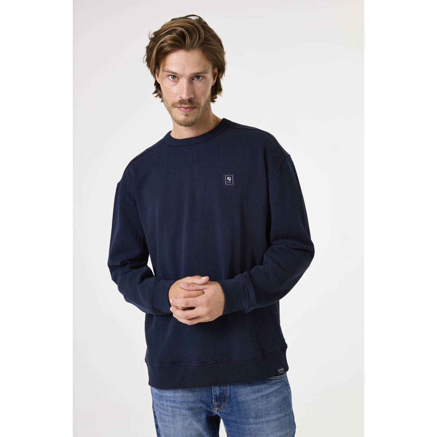 Garcia sweater donkerblauw