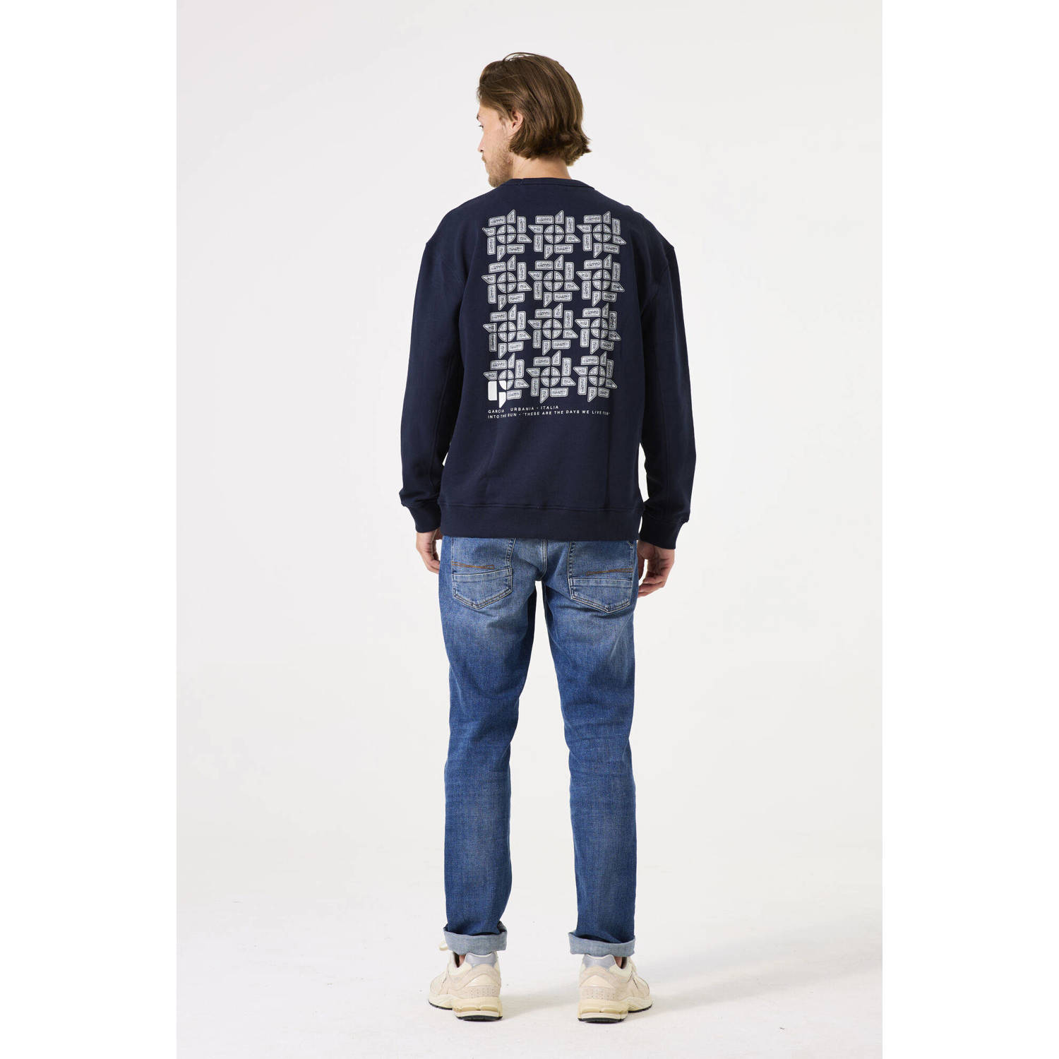 Garcia sweater donkerblauw