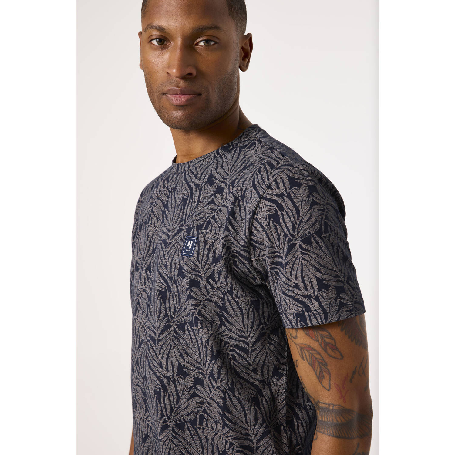 Garcia T-shirt donkerblauw