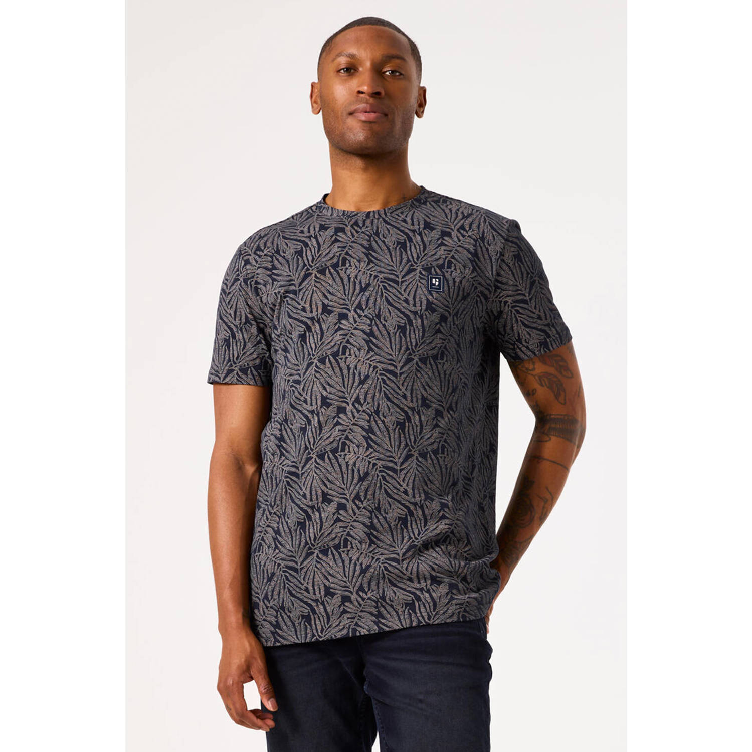 Garcia T-shirt donkerblauw