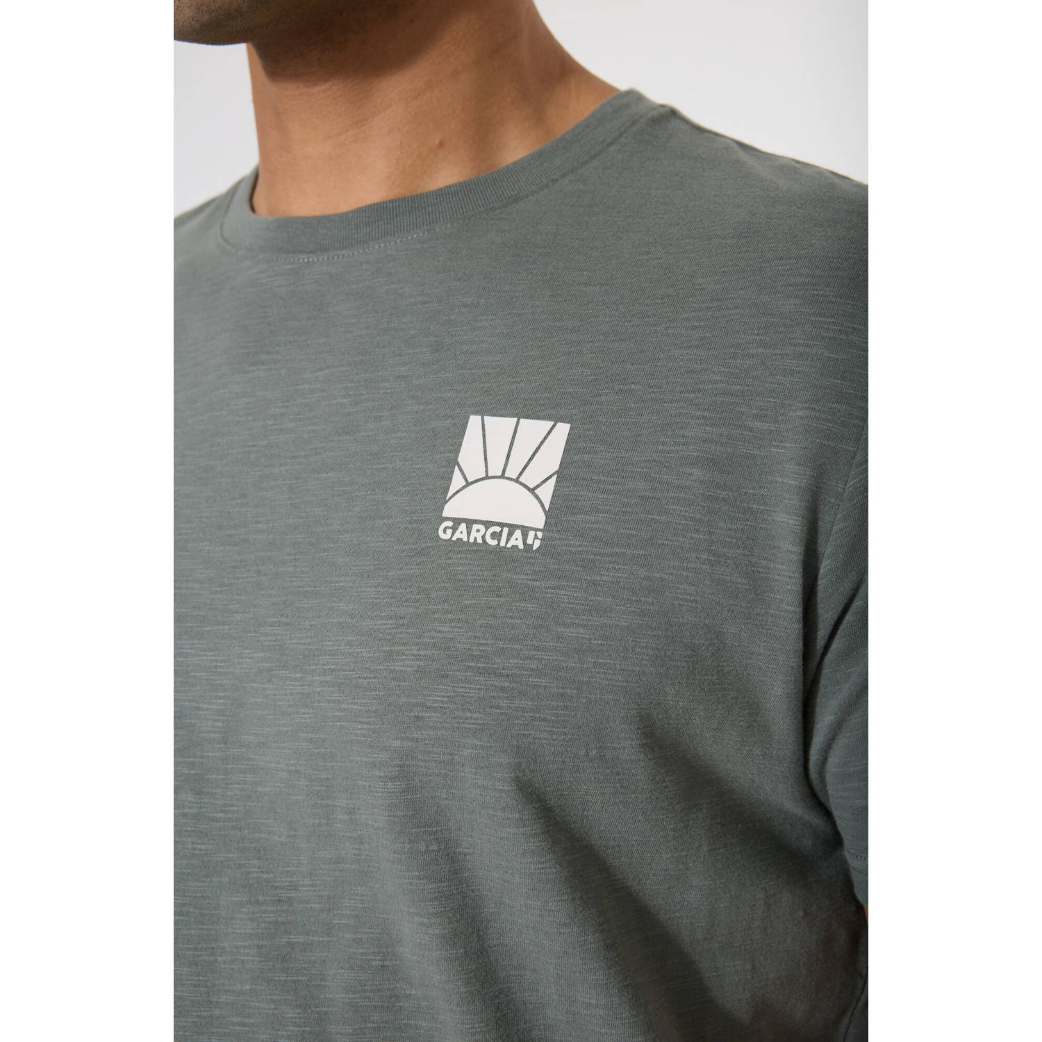Garcia T-shirt grijsgroen