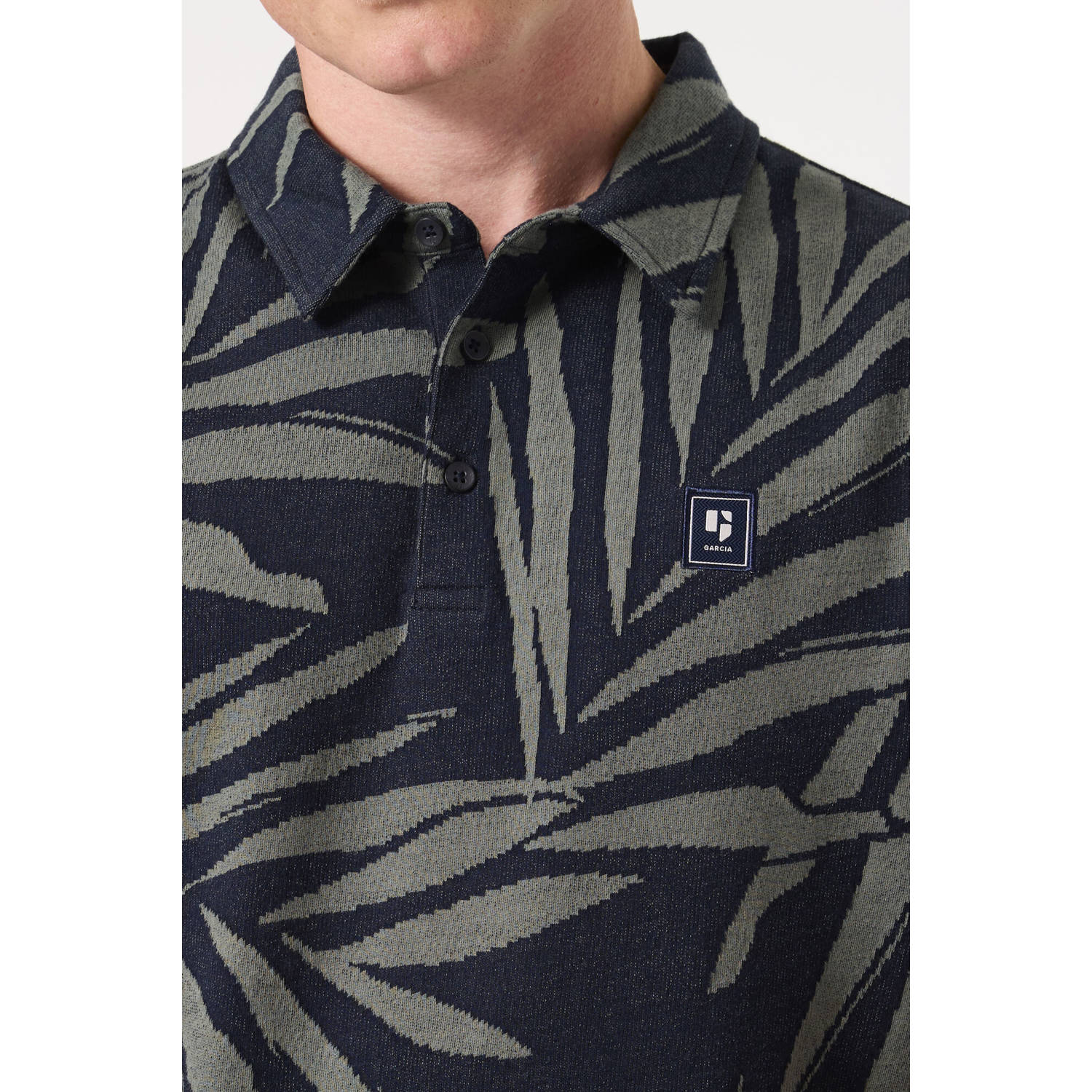 Garcia regular polo donkerblauw