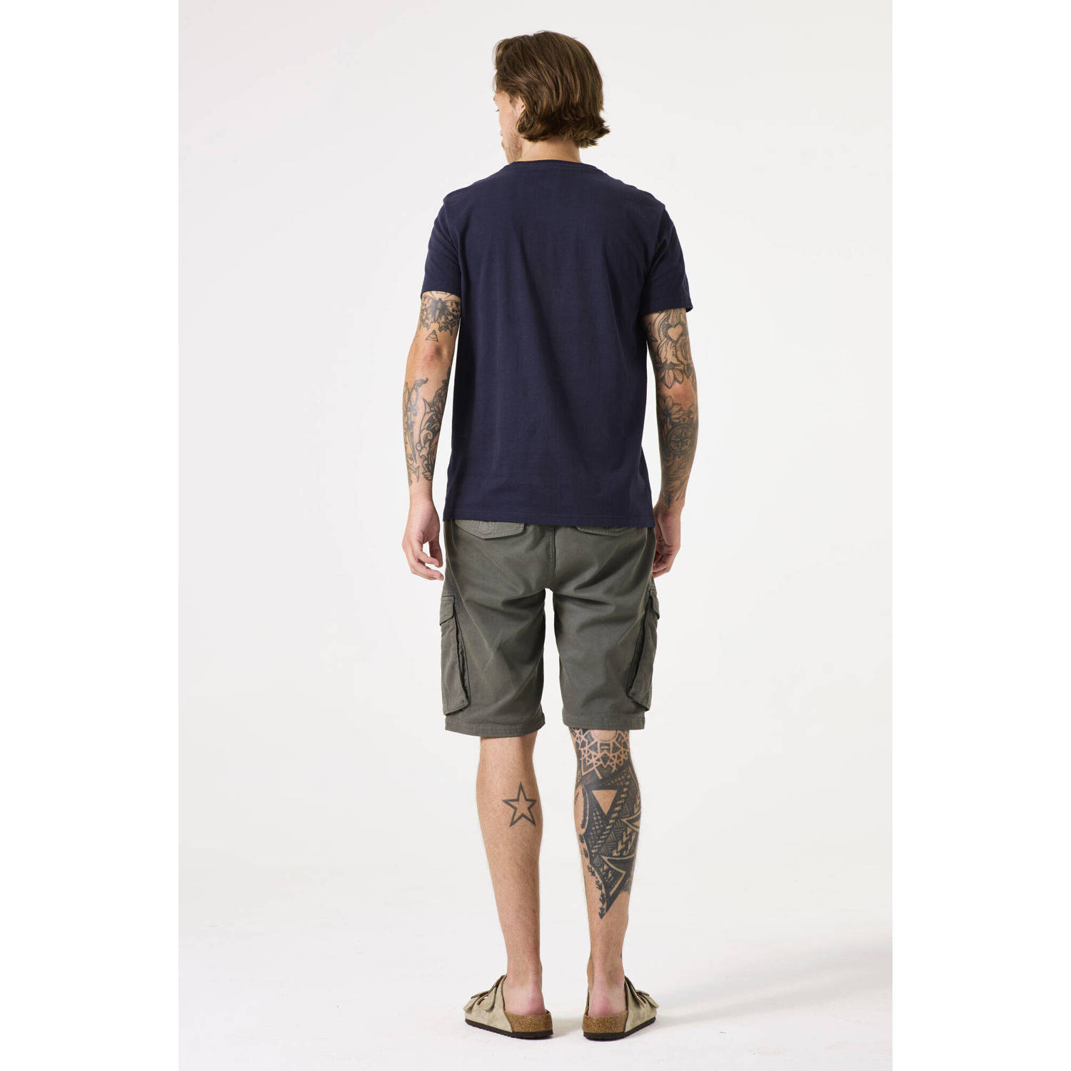 Garcia T-shirt donkerblauw