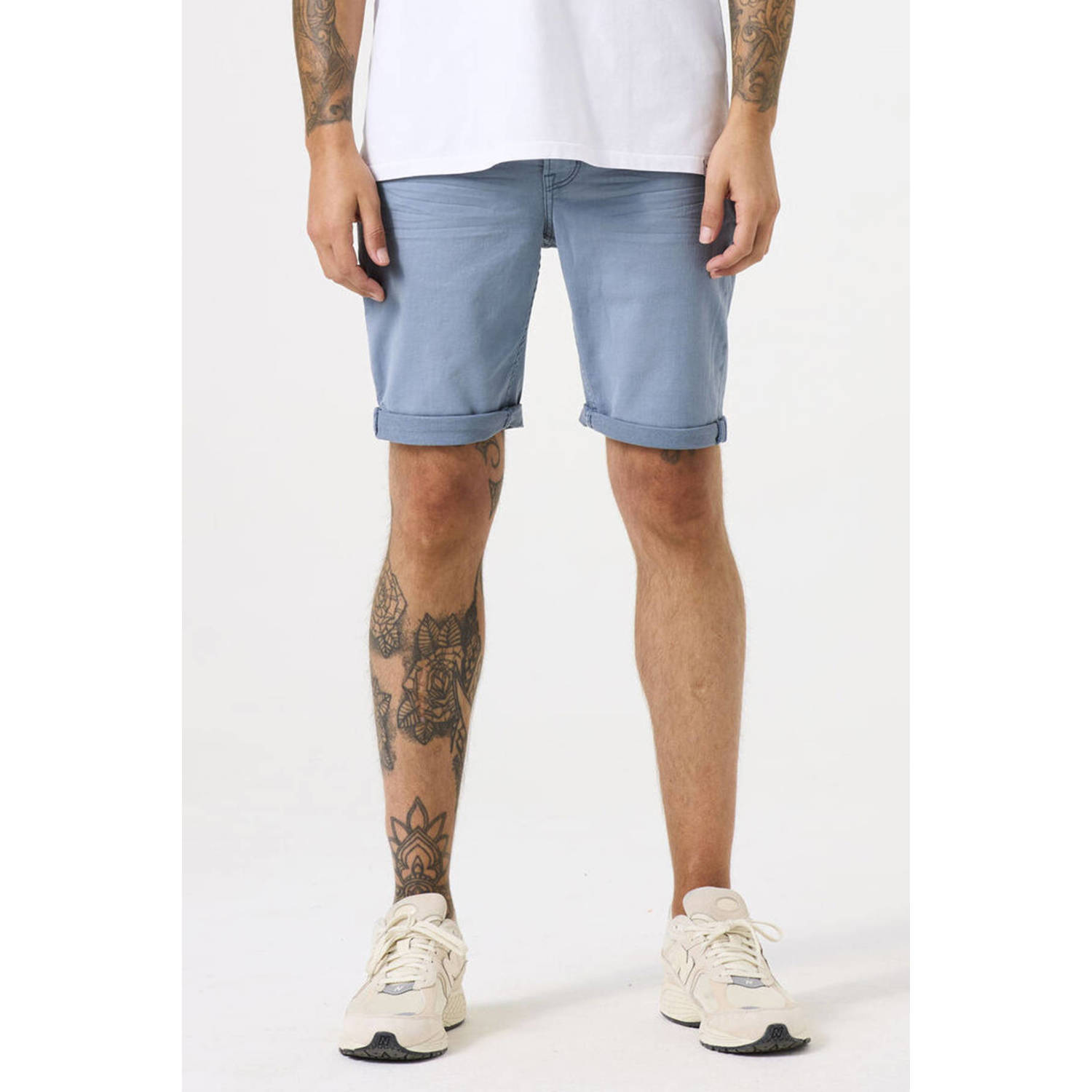 Garcia Blauw Heren Stijlvol Shirt Blue Heren