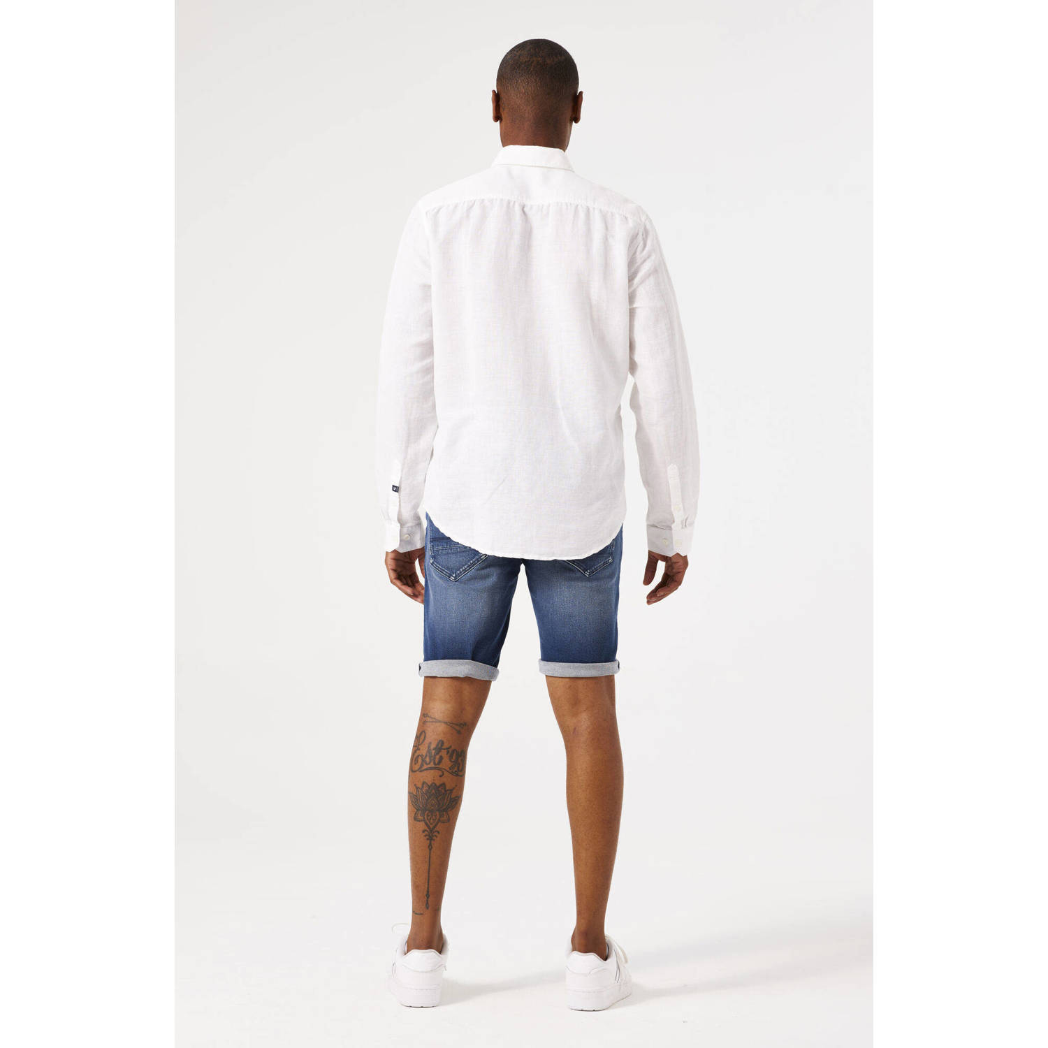 Garcia regular denim short medium blue denim