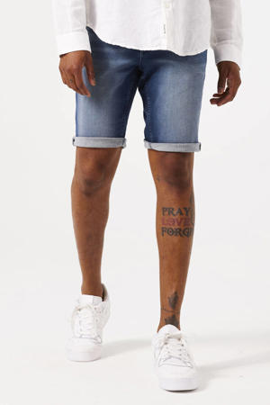 regular denim short medium blue denim