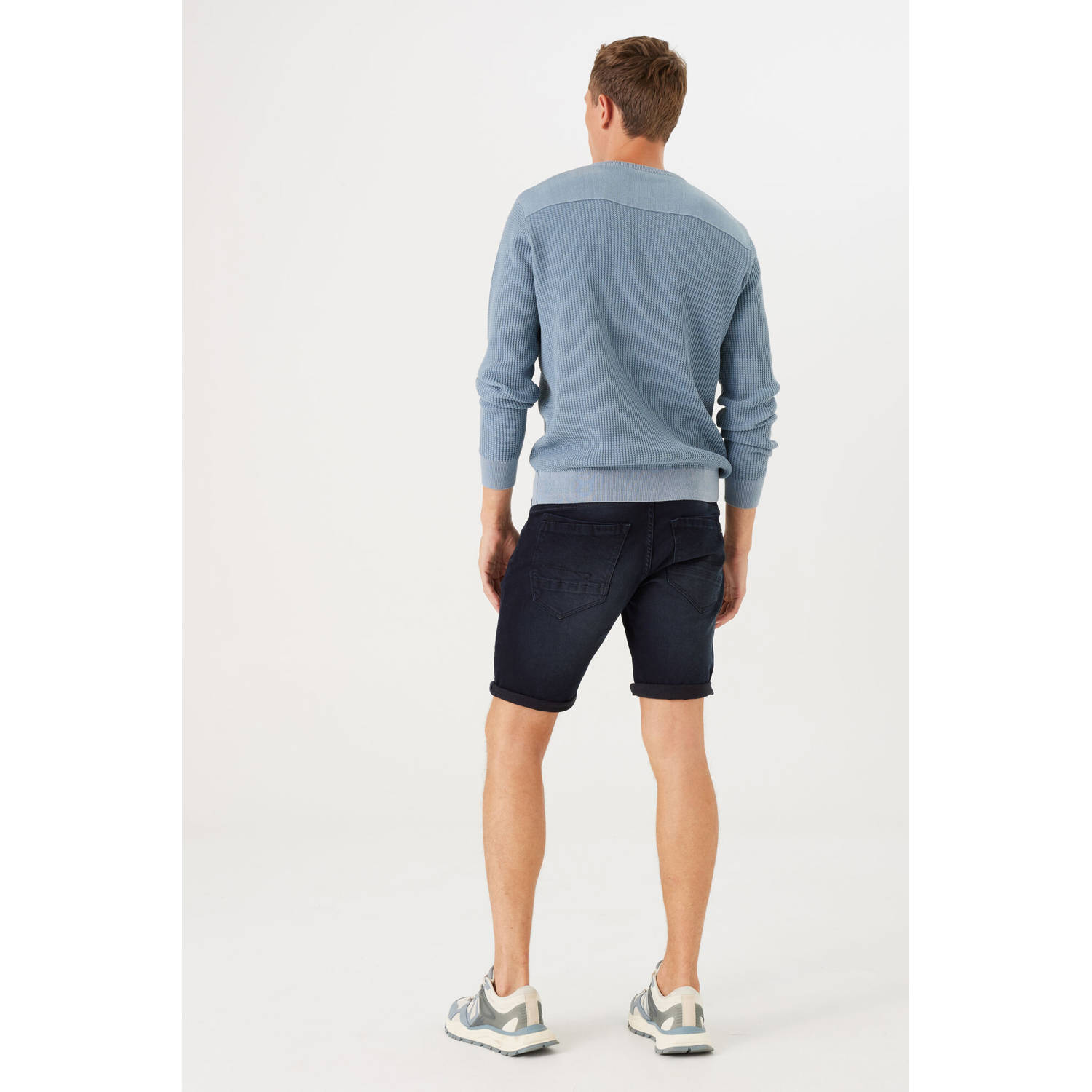 Garcia slim denim short dark used