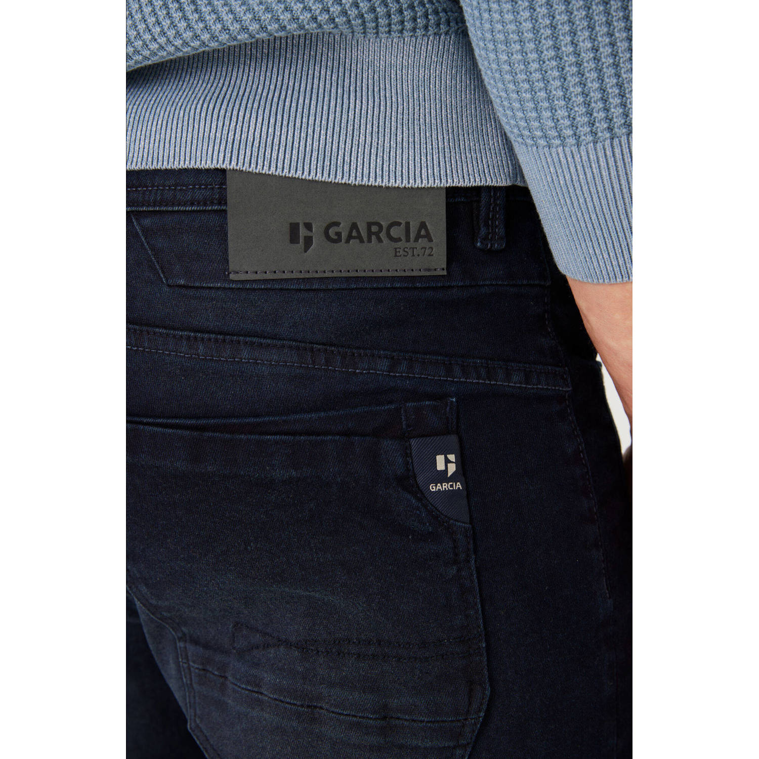 Garcia slim denim short dark used