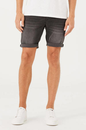 slim denim short dark used