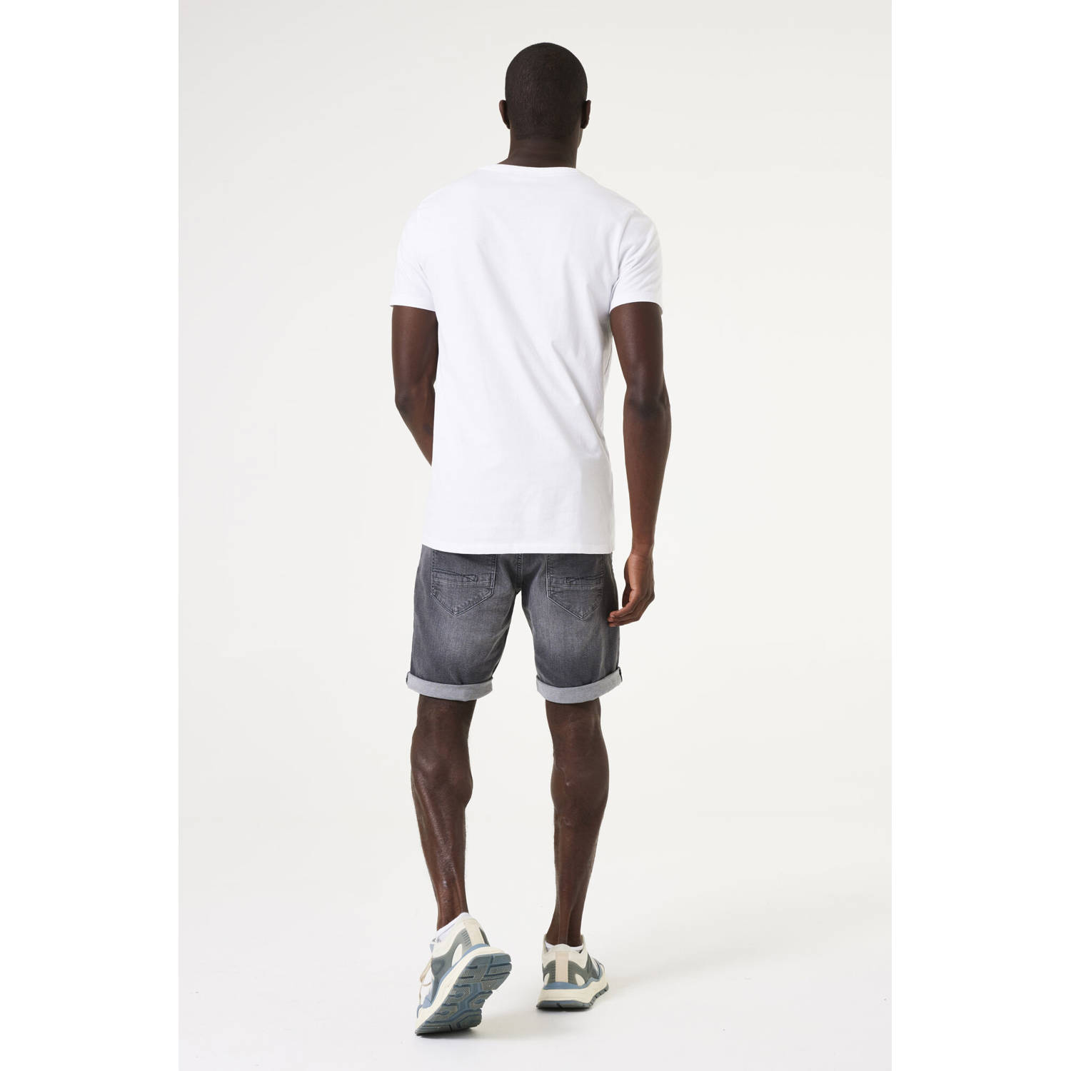 Garcia regular denim short grey denim