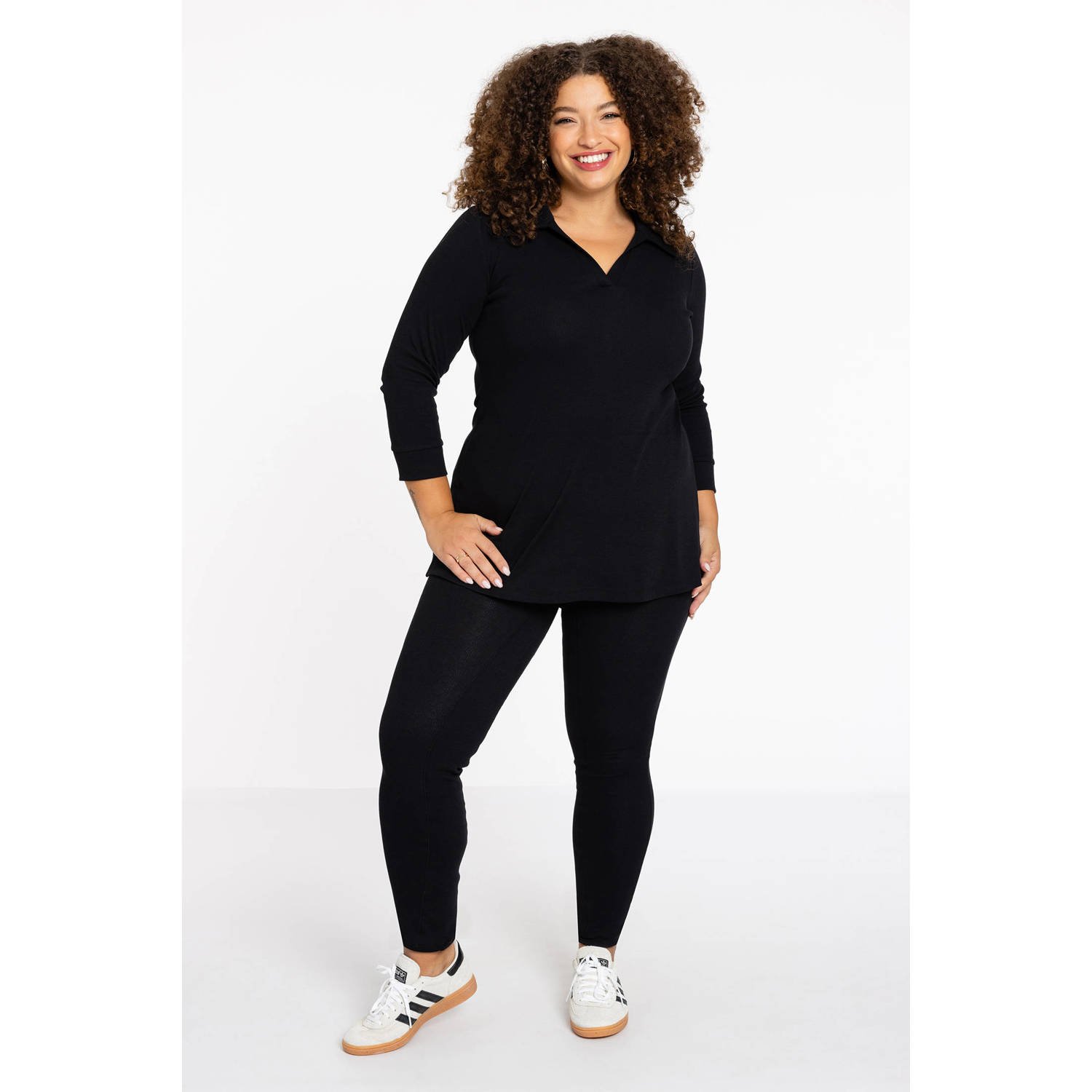 YOEK Lounge top zwart