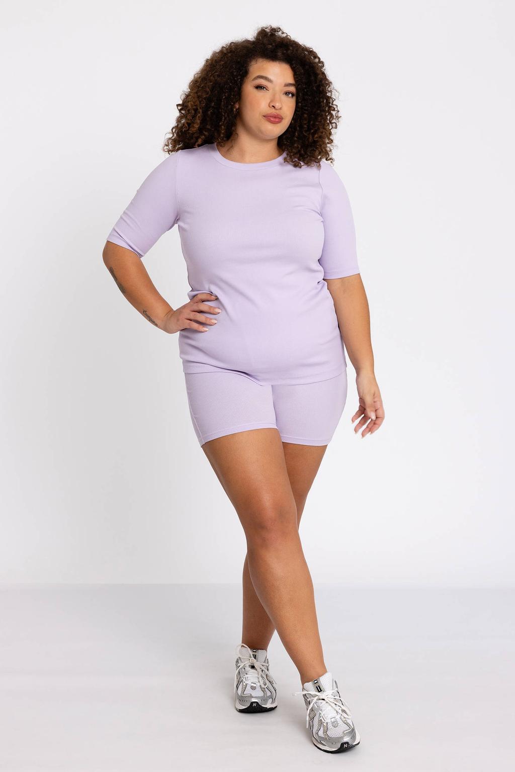 YOEK Lounge T-shirt lila