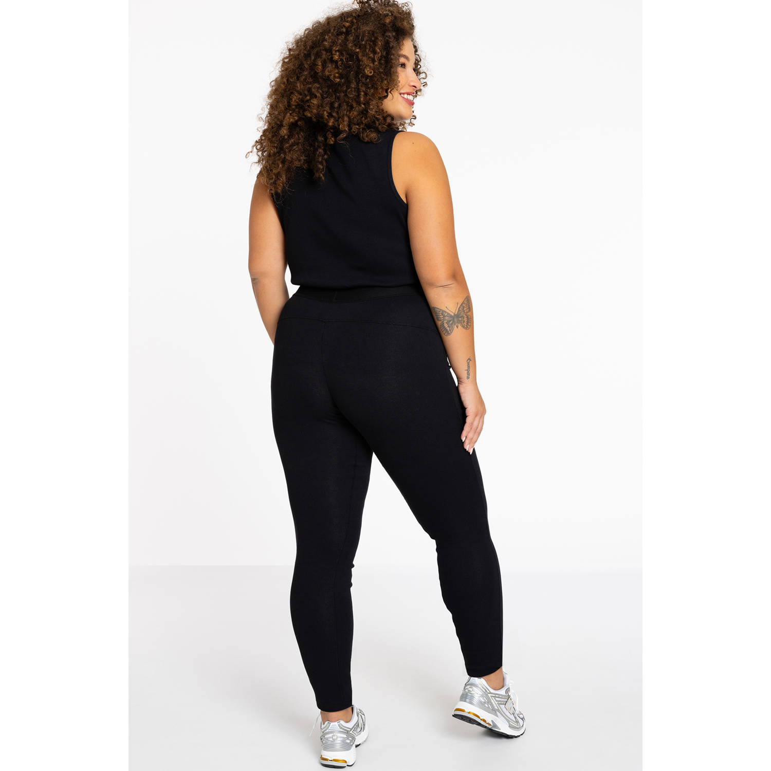 YOEK Lounge top zwart