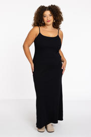 thumbnail: YOEK Lounge bodycon maxi jurk zwart