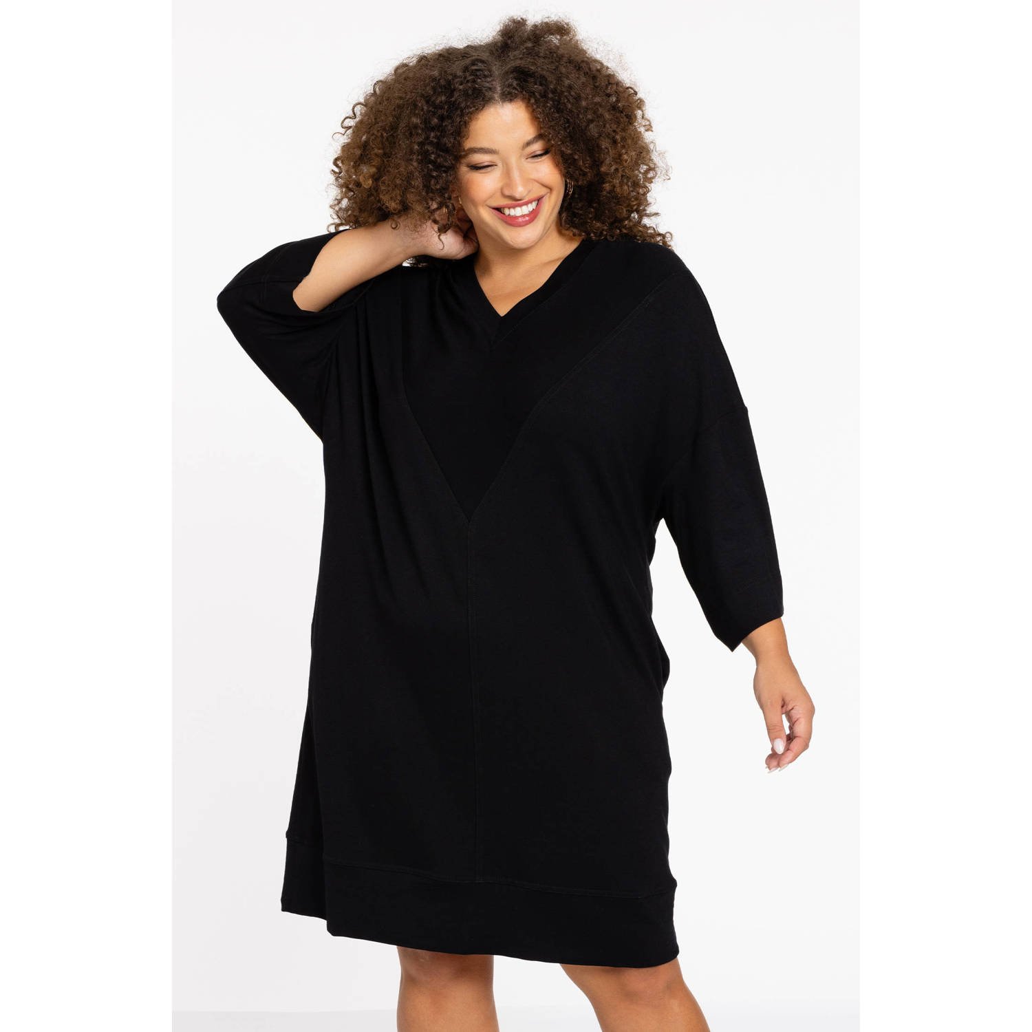 YOEK Lounge sweatjurk zwart