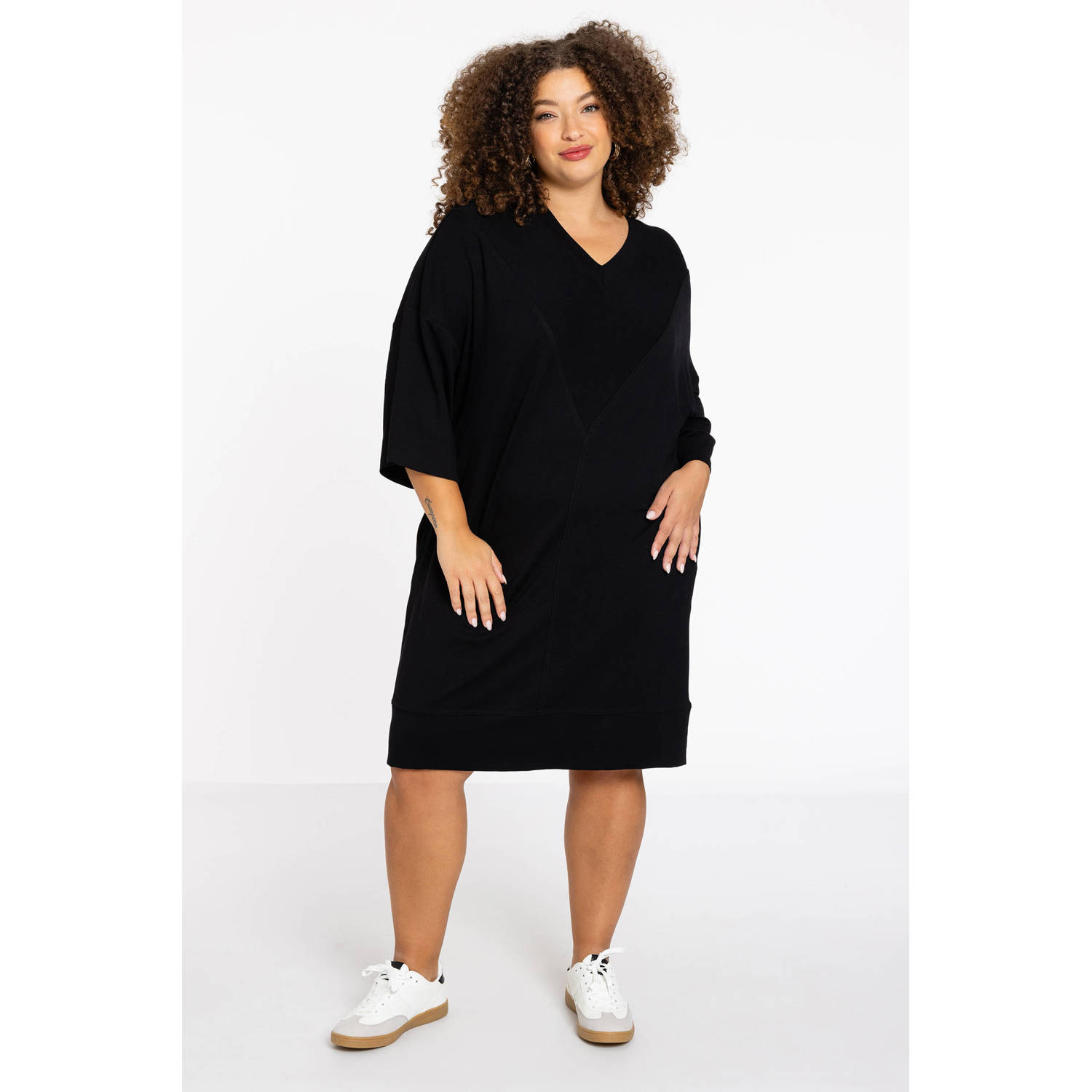 YOEK Lounge sweatjurk zwart
