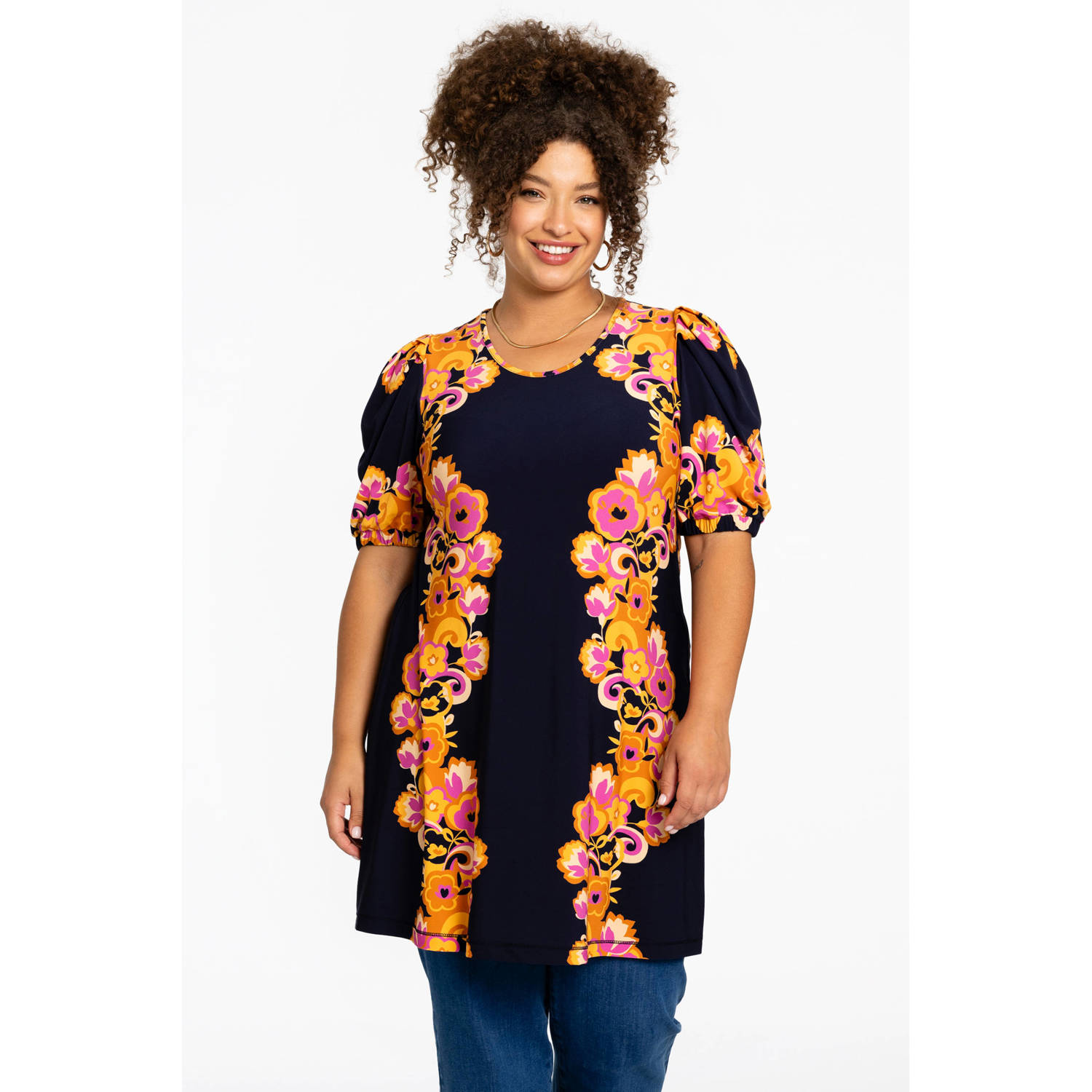 YOEK tuniek donkerblauw