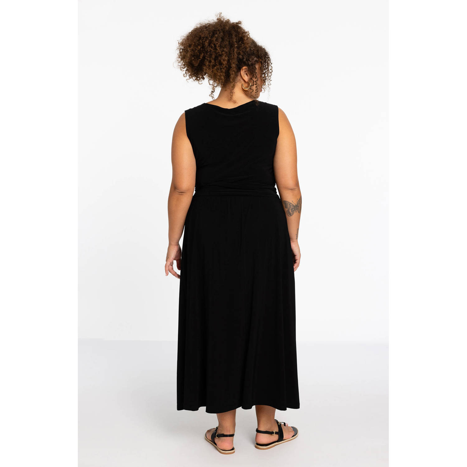 YOEK Maxi rok zwart DOLCE