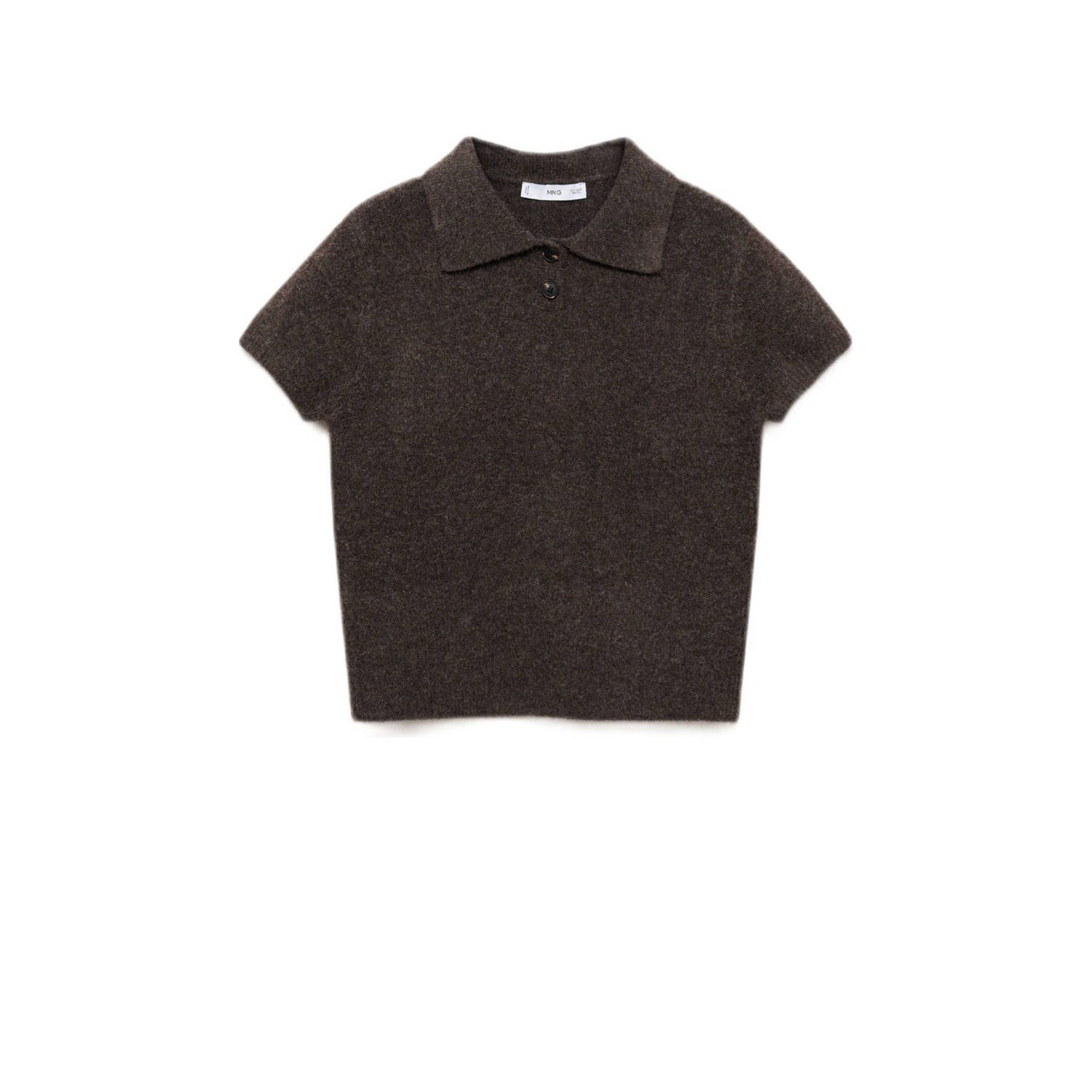 Mango polo bruin