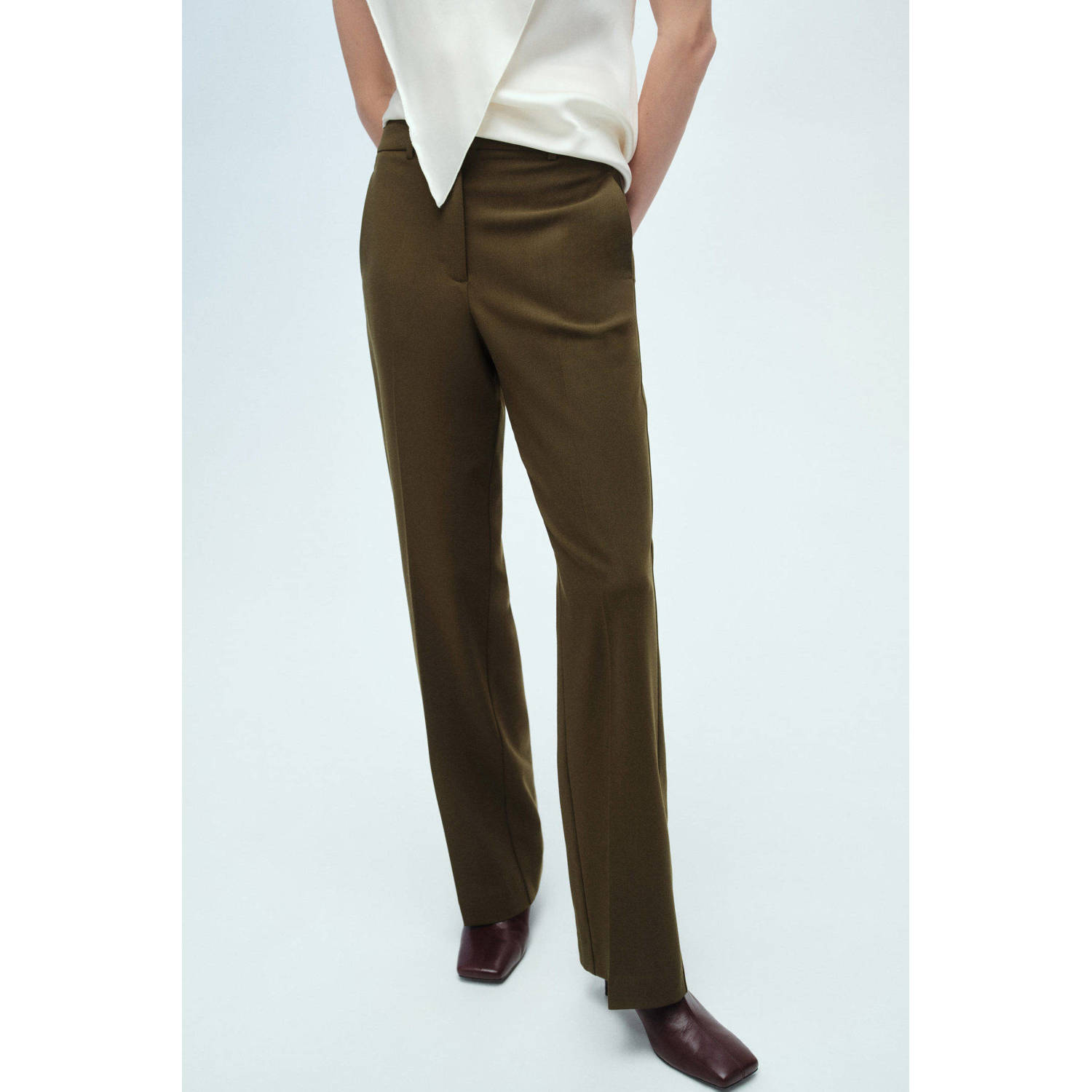 Mango broek bruin