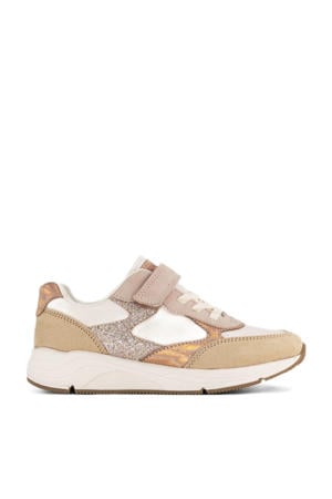 chunky sneakers beige