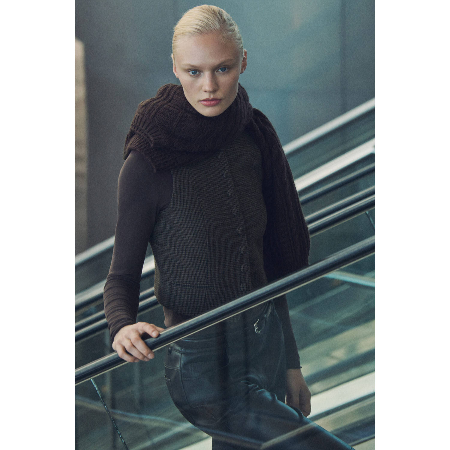 Mango gilet bruin