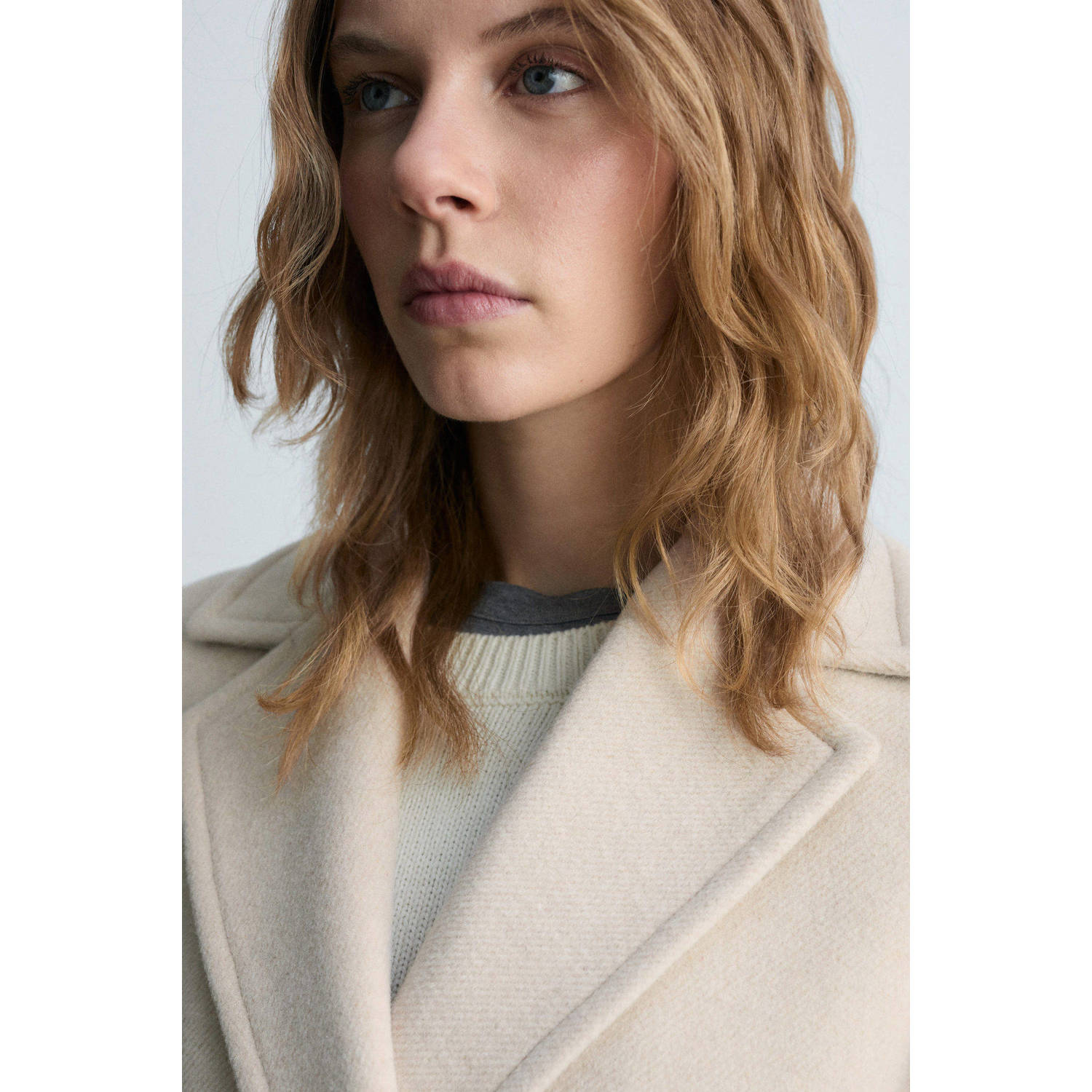 Mango manteljas beige