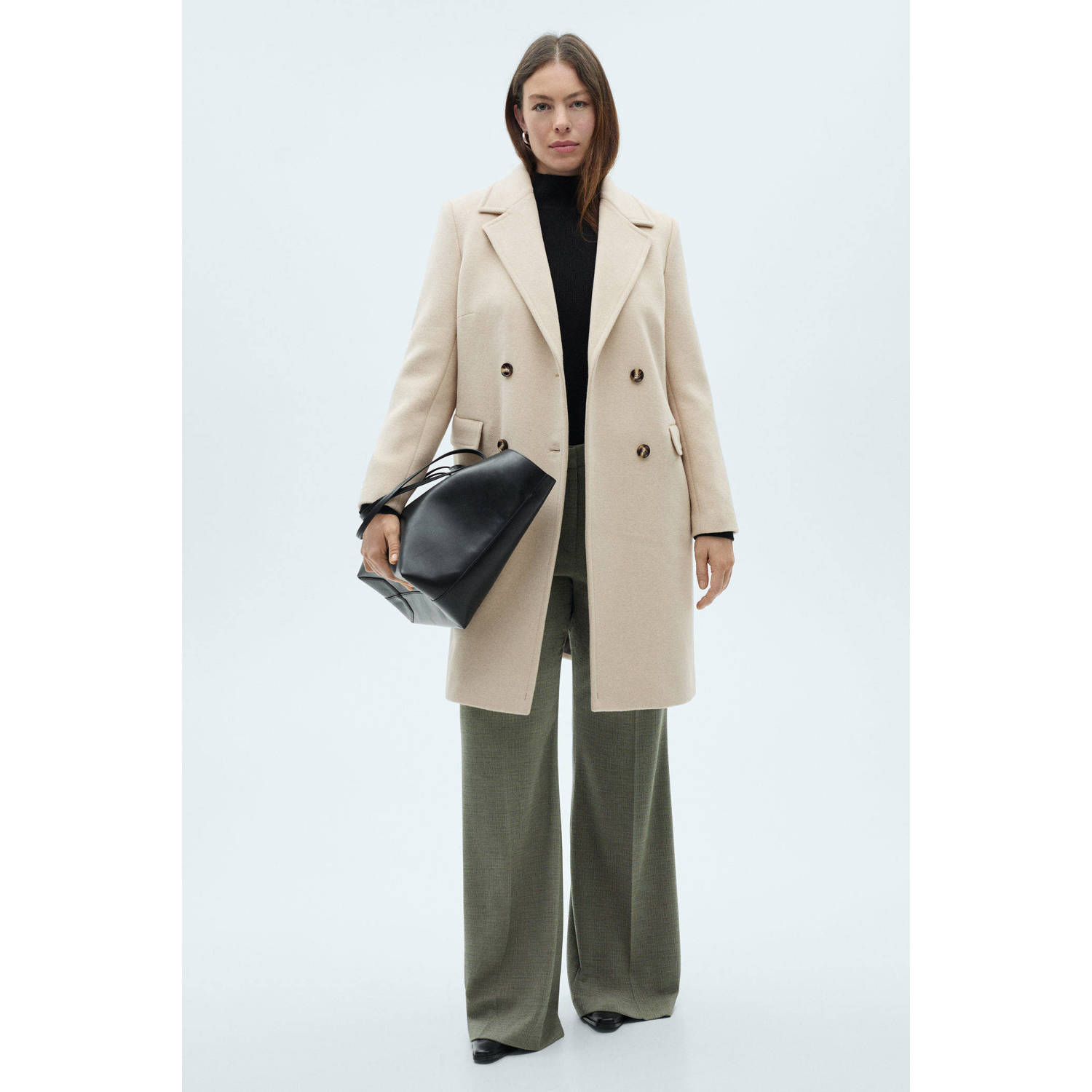 Mango manteljas beige