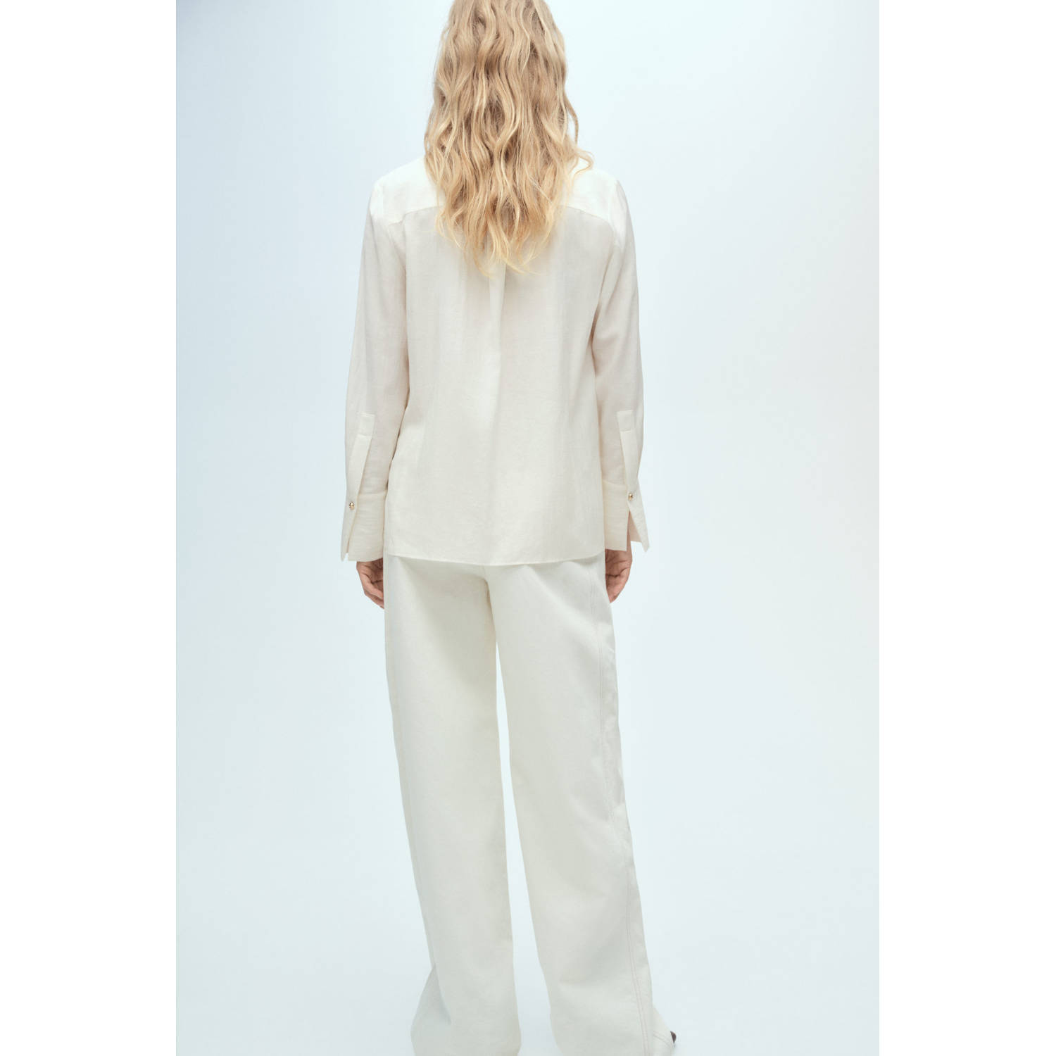 Mango blouse ecru