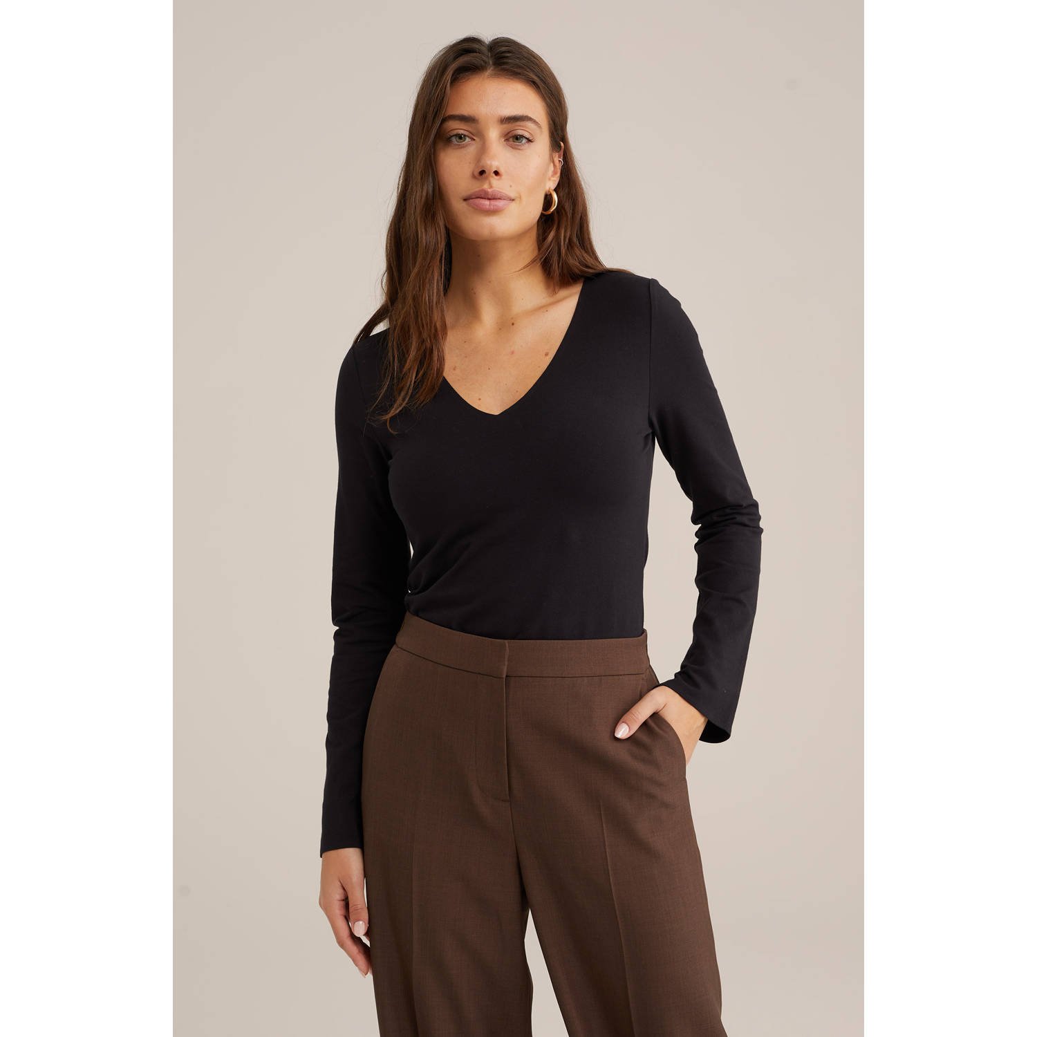 WE Fashion top zwart