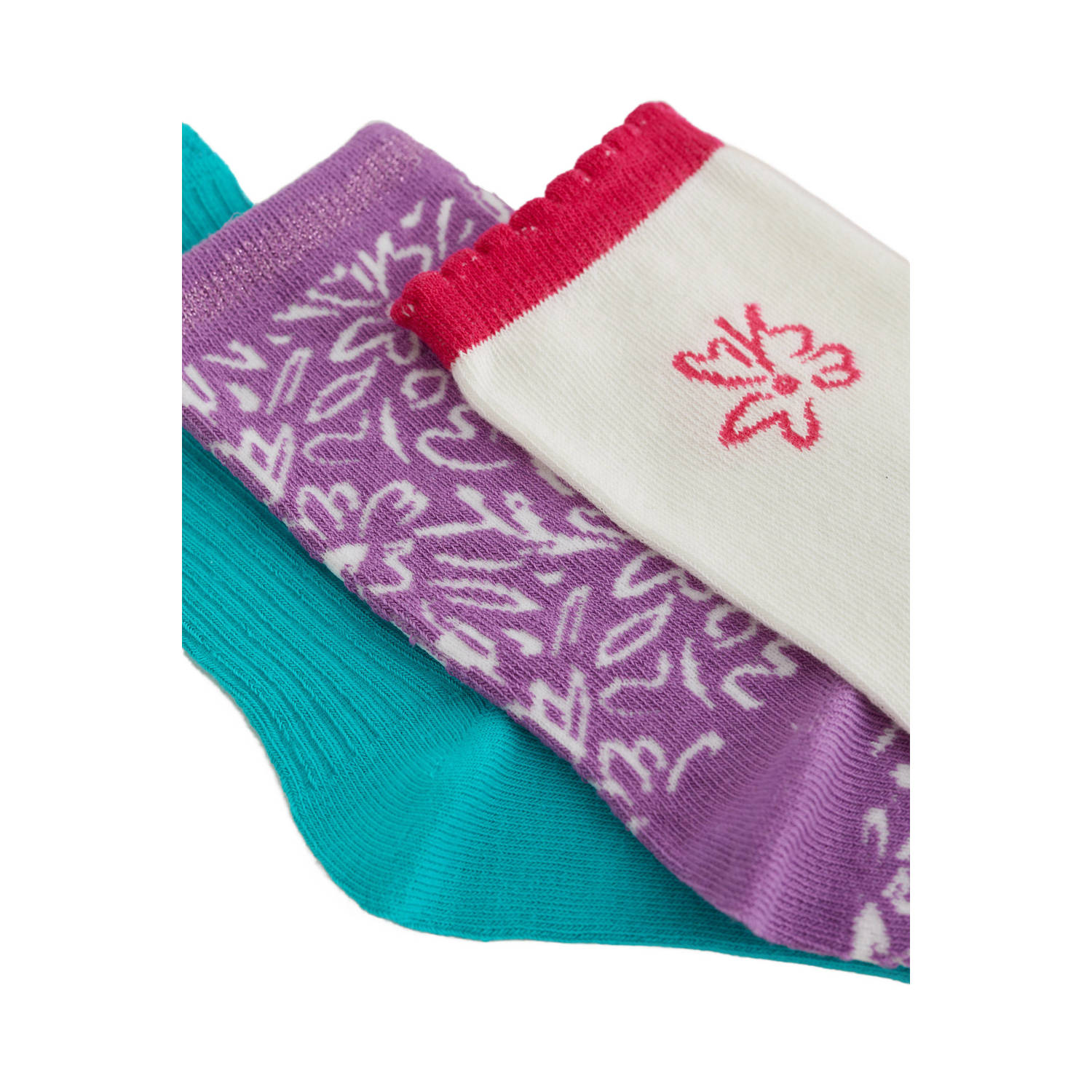 WE Fashion sokken set van 3